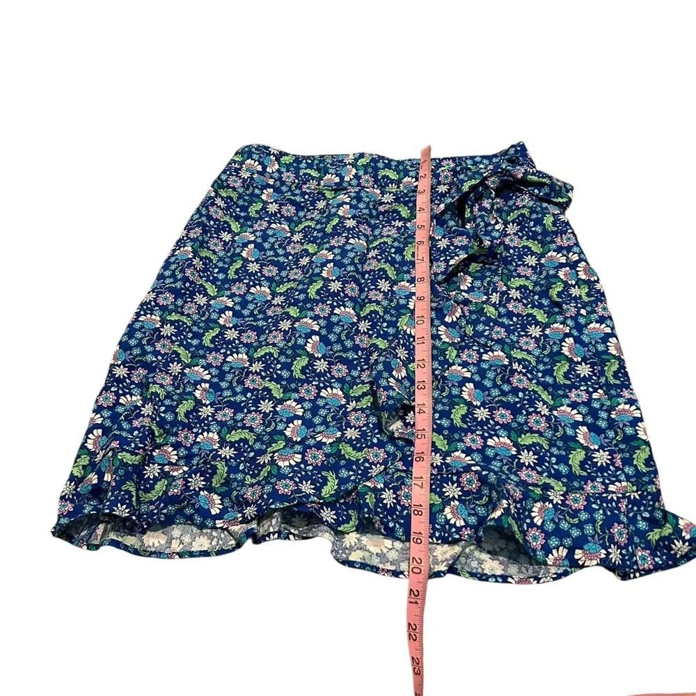 LOFT floral ruffle